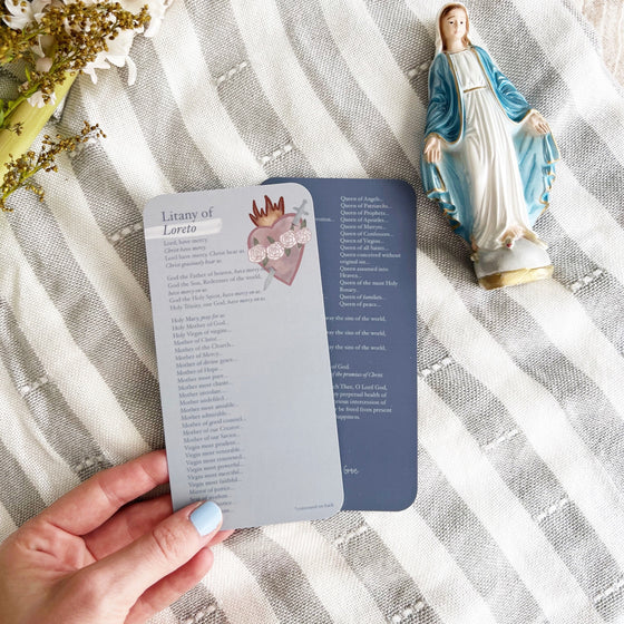 Litany of Loreto Prayer Card