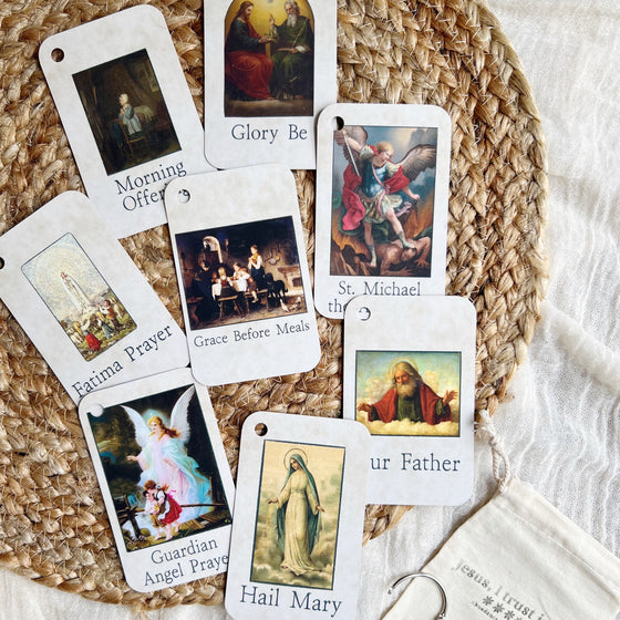Sacred Prayers | Children’s Prayer Card Bundle