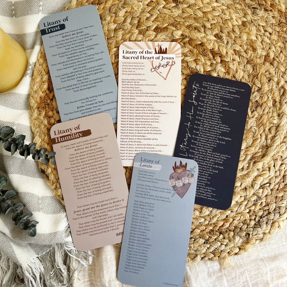 Must Pray Litanies | Prayer Card Bundle