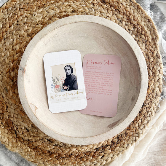 St. Frances Xavier Cabrini Holy Card