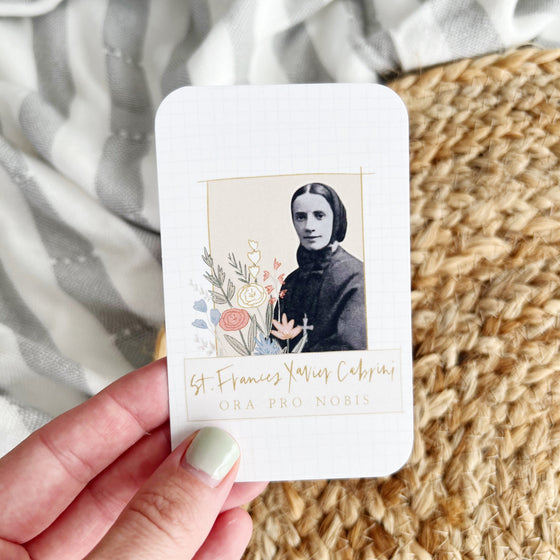 St. Frances Xavier Cabrini Holy Card