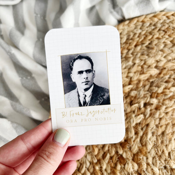 Bl. Franz Jagerstatter Holy Card