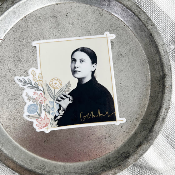 St. Gemma Vinyl Sticker