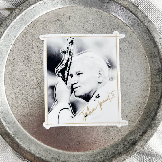 St. John Paul II Vinyl Sticker