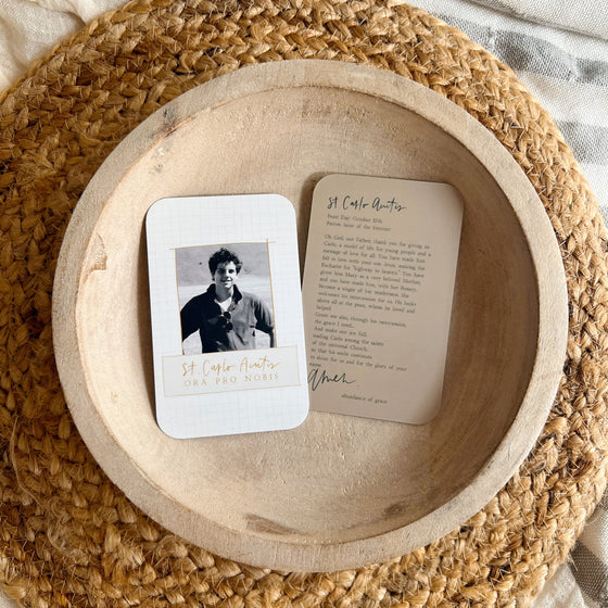 St. Carlo Acutis Holy Card