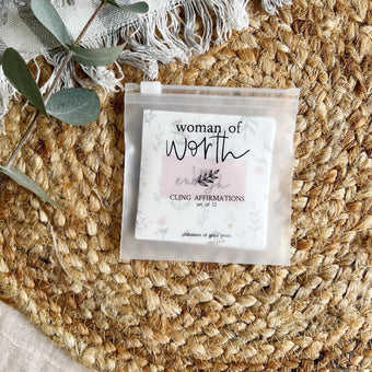 Woman of Worth | Cling Affirmations